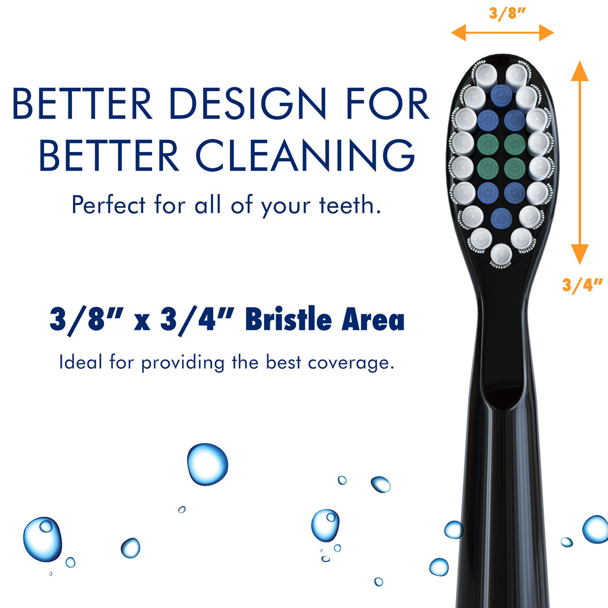 Rechargeable Electric Toothbrush Set with 14 Brush Heads A960