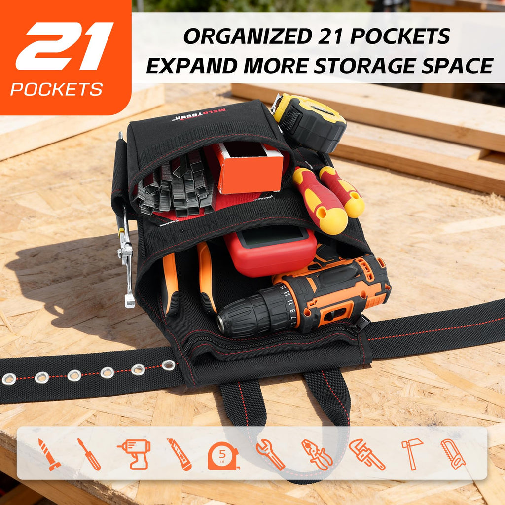 Tool Belt with Suspenders and Tool Pouch J979