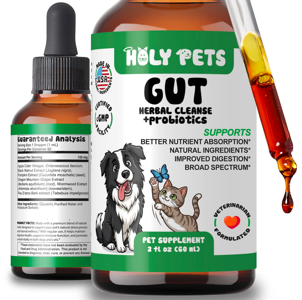 2 oz Liquid Wormwood & Black Walnut Pet Supplement J2998