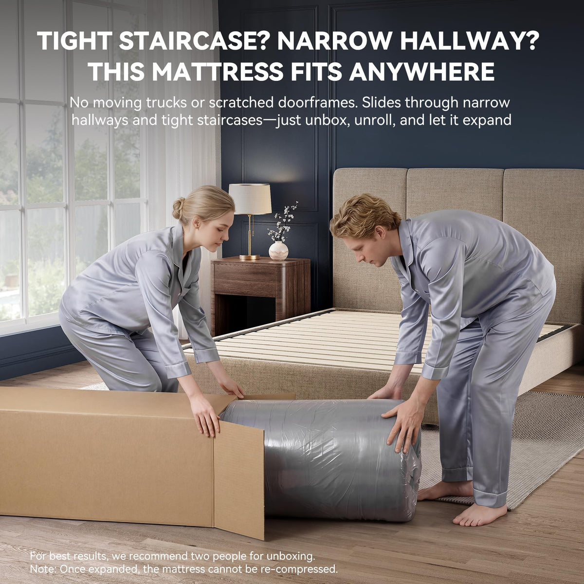 Queen Size 12 Inch Hybrid Medium Firm Mattress N194055