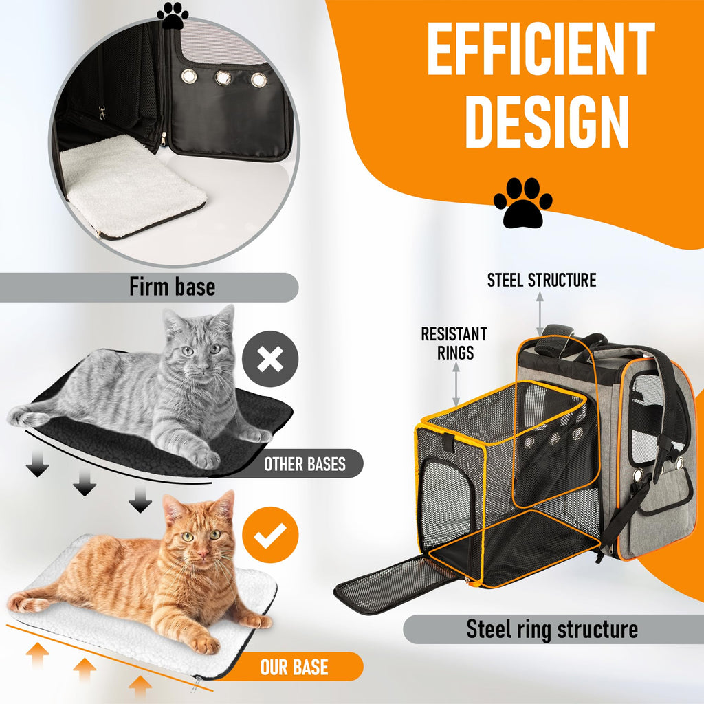 Expandable Breathable Mesh Cat Backpack Carrier N763