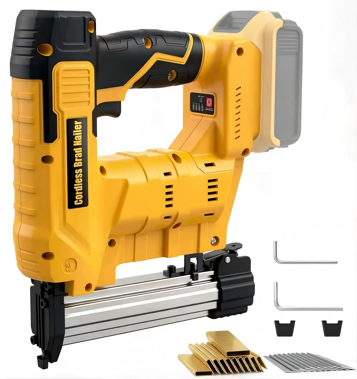 Cordless 18GA Brad Nailer & Stapler with 1000 Nails & Staples T668204