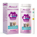 Dog & Cat Urine Test Strips, 4-in-1 Pet Urinalysis Testing Kit K1680