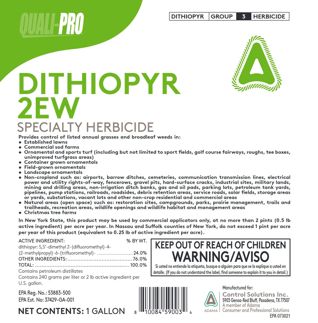 Dithopyr 2EW 1 Gallon Selective Pre-Emergent Herbicide D109383