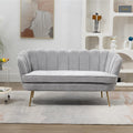 Light Gray Small Loveseat Sofa P28539