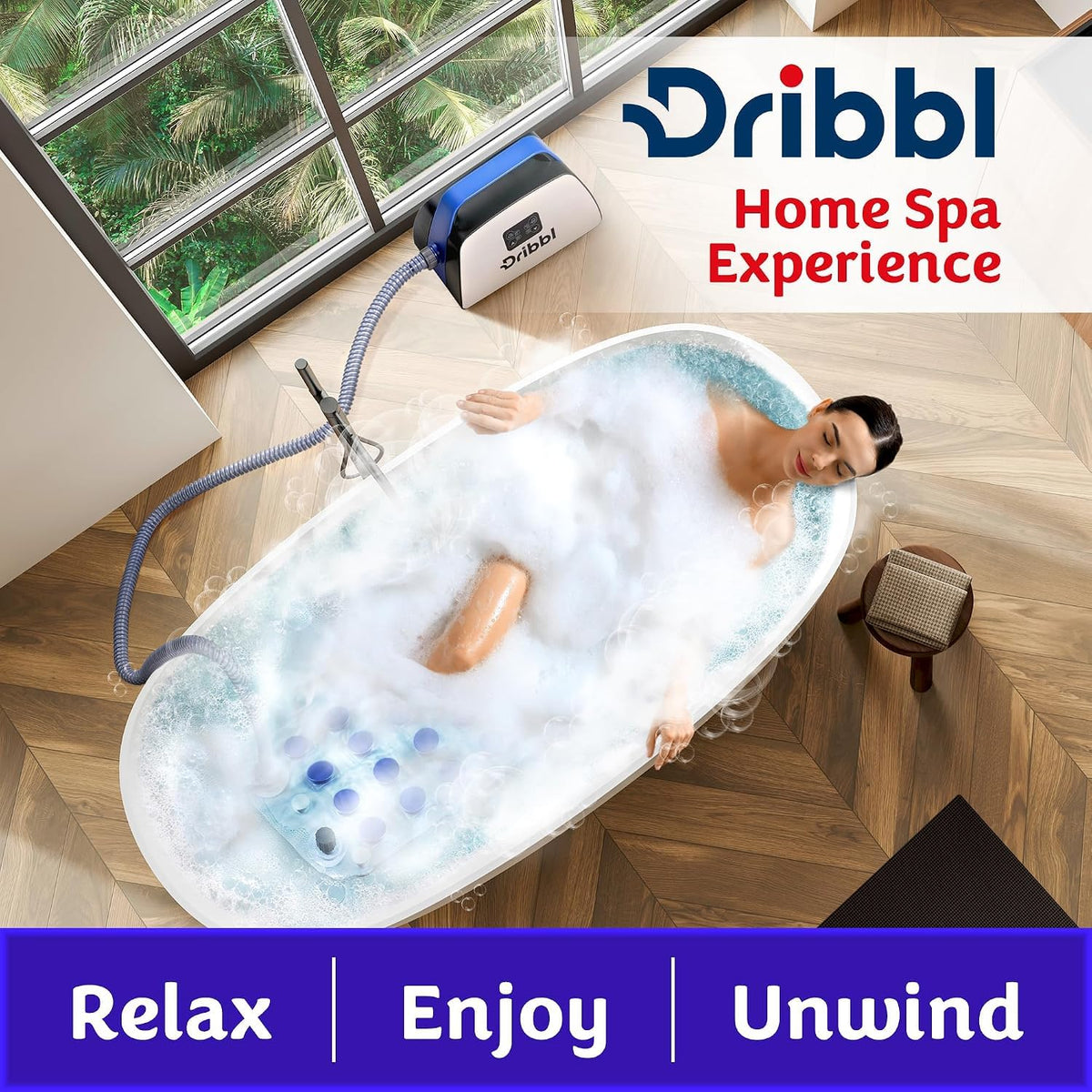 Electric Bubble Massage Bathtub Mat T385