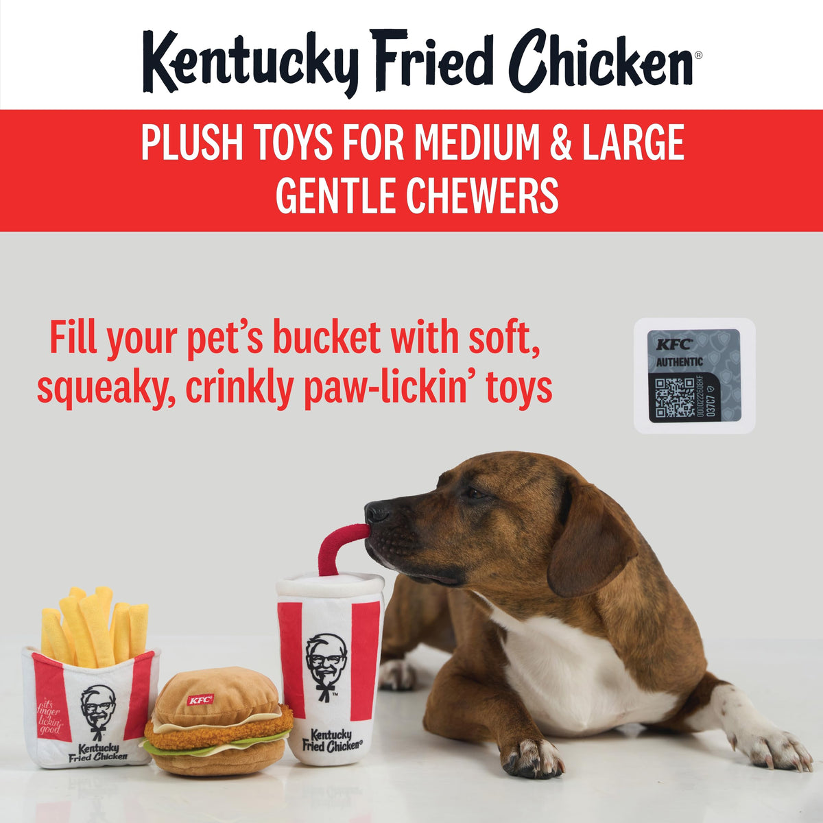 3-Piece Plush Dog Toy Set K671