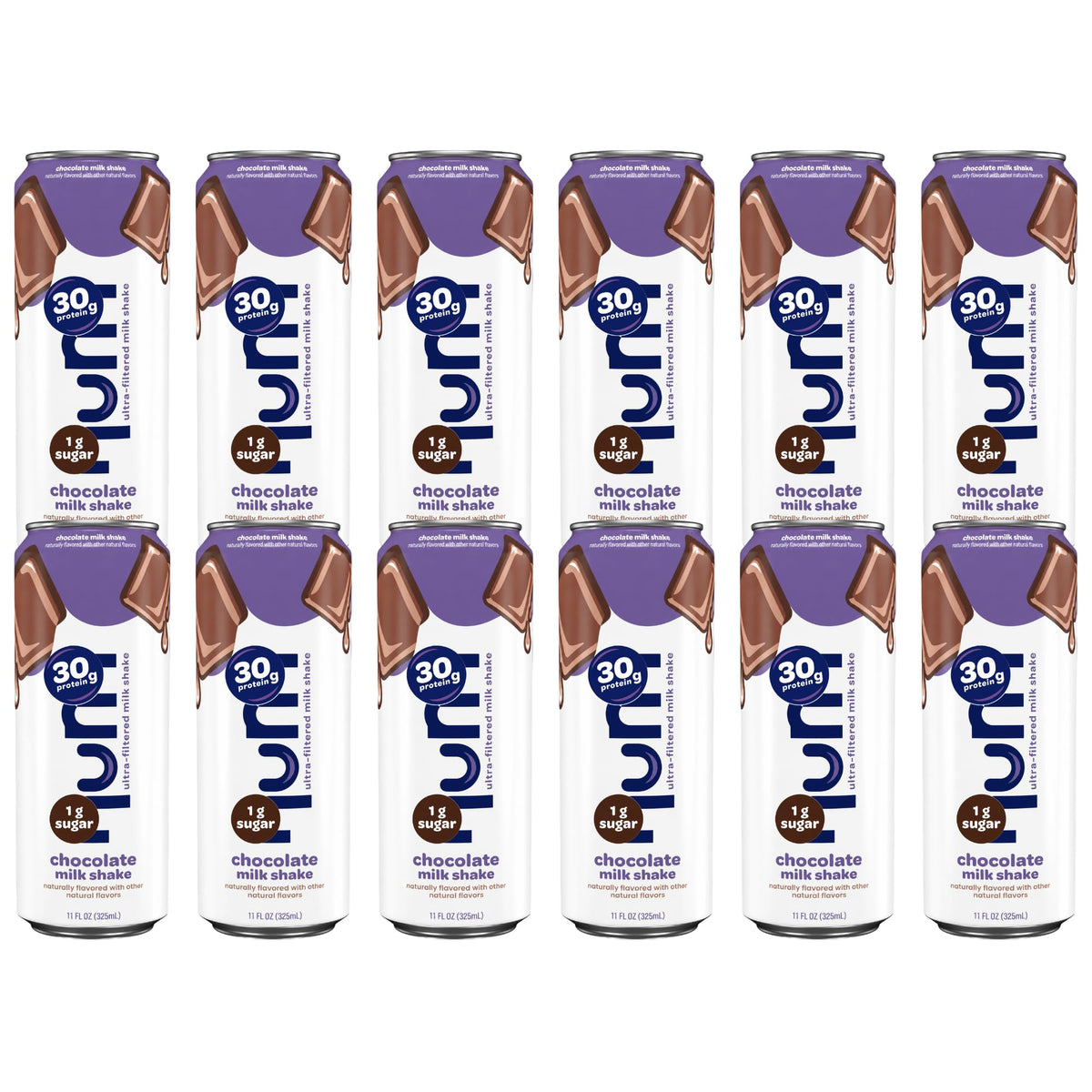 Milk Chocolate Protein Shake, 30g Protein, Lactose Free, 12 Pack O5946