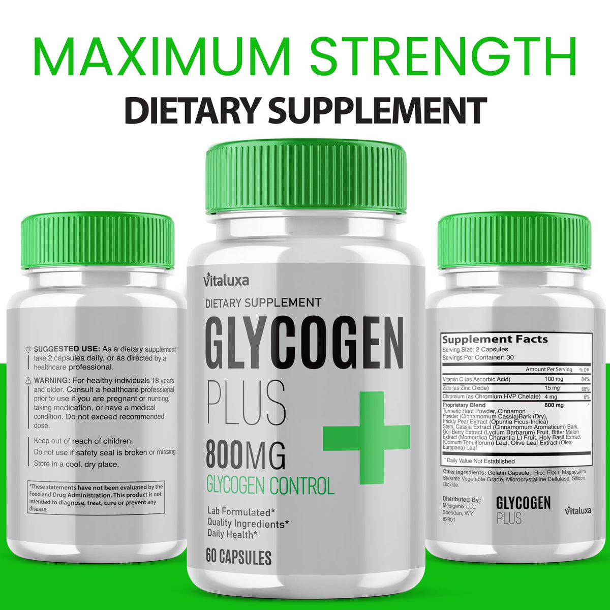 800mg Vitamin Supplement 300 Capsules C82134