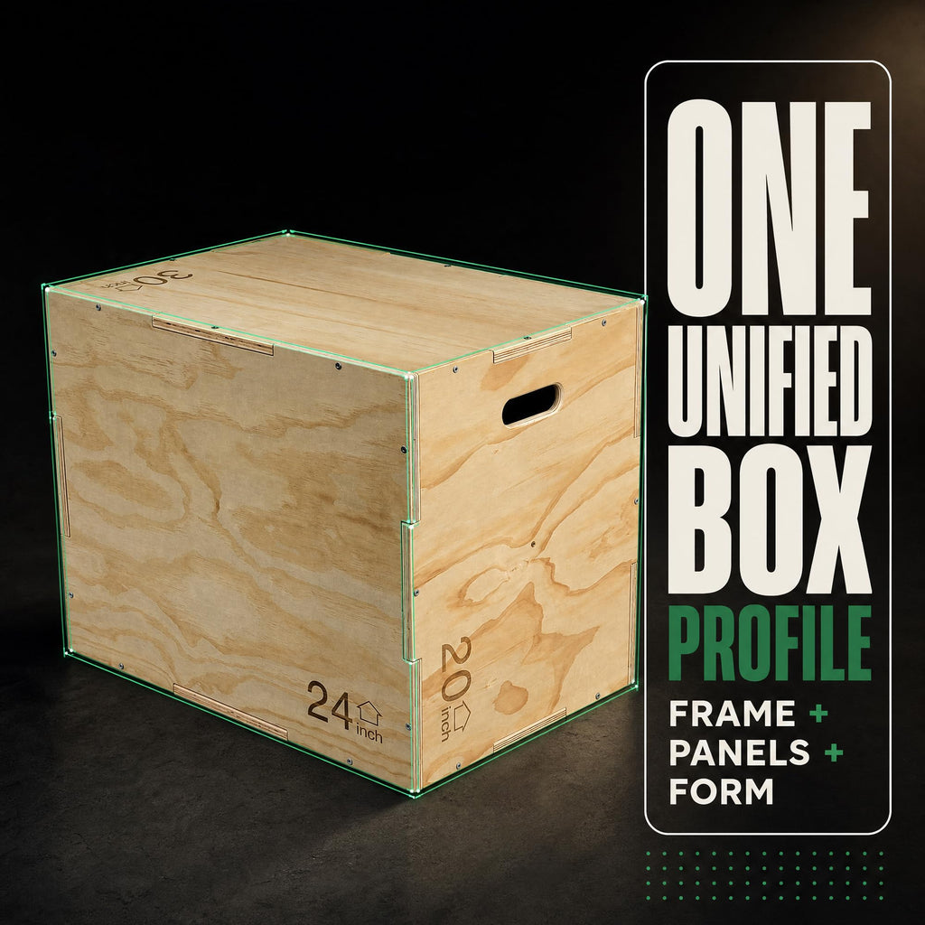 Non-Slip Wooden Plyo Box W86708