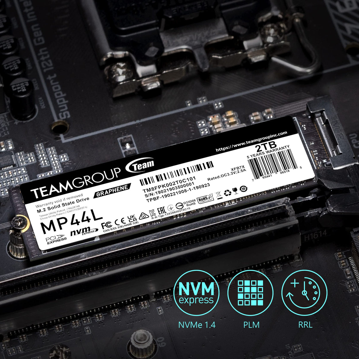 1TB NVMe PCIe Gen 4x4 M.2 2280 SSD O477
