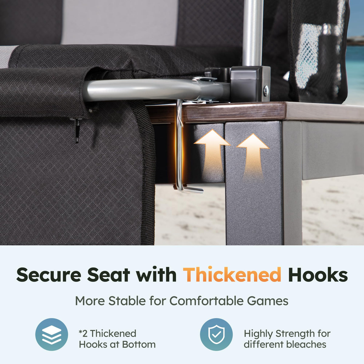 2 Pack Folding Stadium Seats Y80072