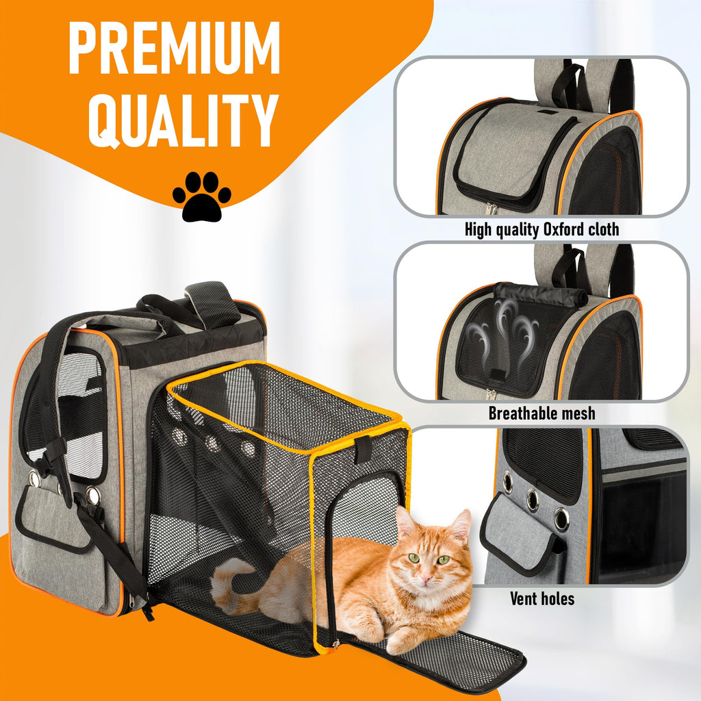 Expandable Breathable Mesh Cat Backpack Carrier N763