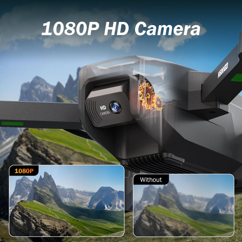GPS Drone with EIS Camera, 4.5" HD LCD RC Screen, 32G SD Card, under 249g O9626