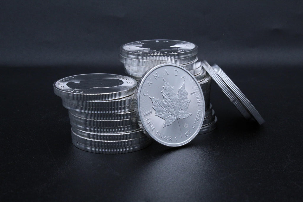 1 oz Canadian Maple Leaf Silver Coins M947