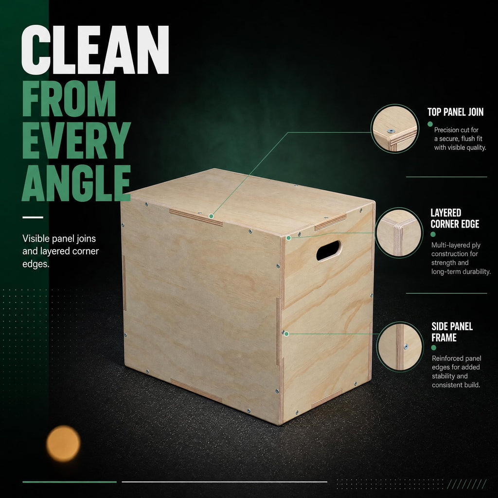 Non-Slip Wooden Plyo Box W86708