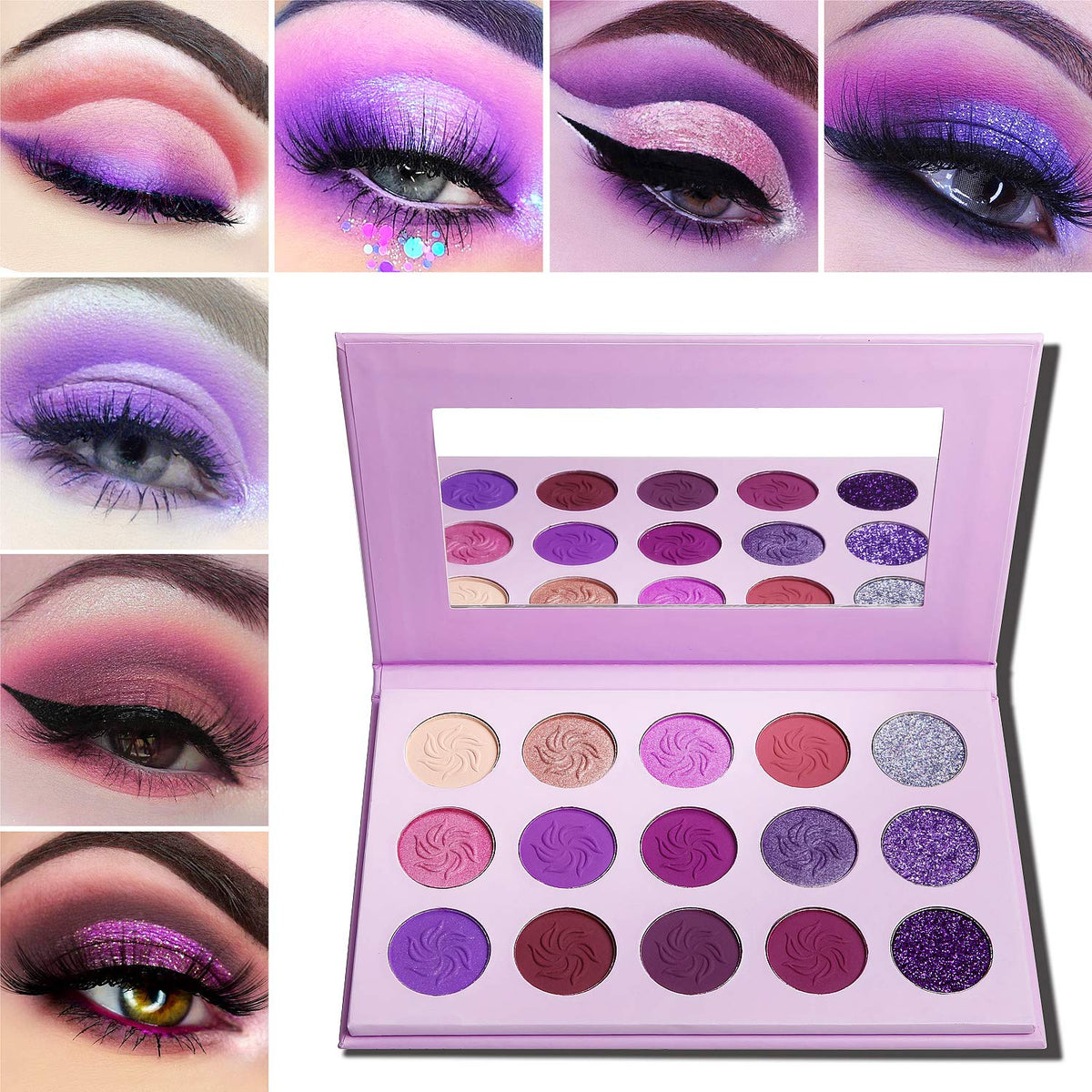Purple Pink Eyeshadow Palette Q246701