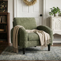 Green Accent Chair with Side Pockets H65274