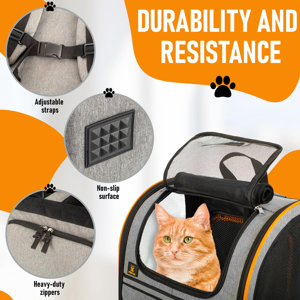 Expandable Breathable Mesh Cat Backpack Carrier N763